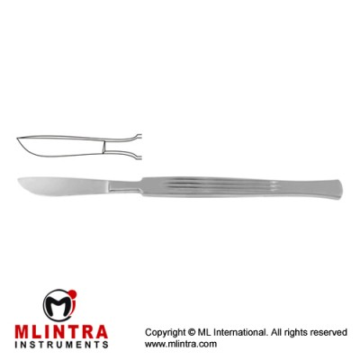 Dissecting Knife / Opreating Knife With Metal Handle Stainless Steel, 15 cm - 6" Blade Size 30 mm